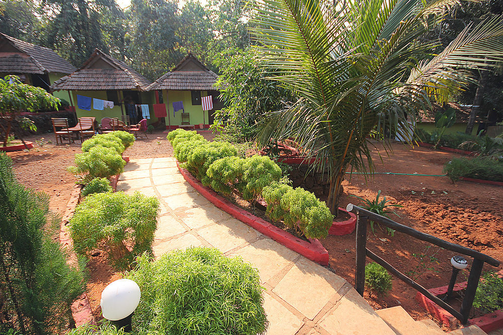 Curlies Zulu Land Hostel Anjuna Bagian luar foto