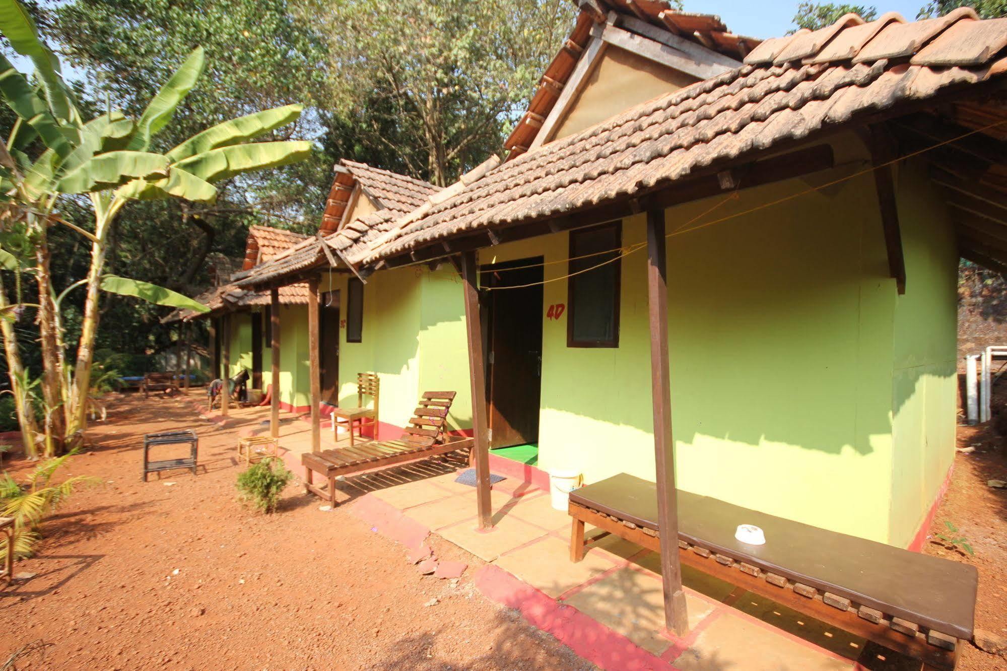 Curlies Zulu Land Hostel Anjuna Bagian luar foto